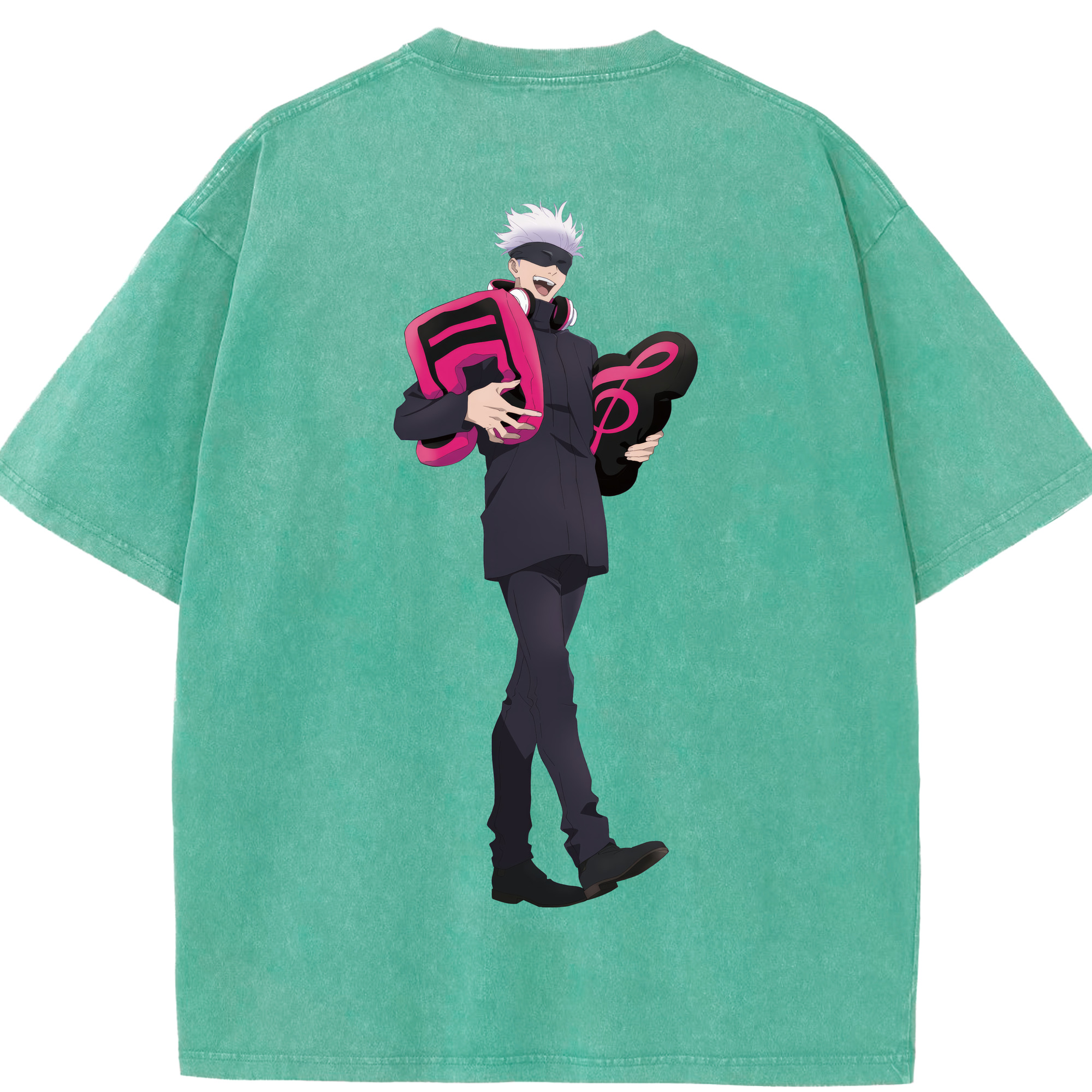 （画像用） 呪術廻戦 Jujutsu Kaisen 綿100% ヴィンテージ風 半袖Tシャツ（背面プリント）